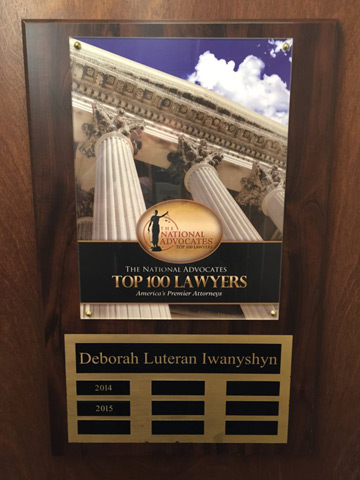 National Advocates Top 100 lawyers